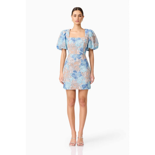 Elliatt Leoni Puff Sleeve Mini Dress