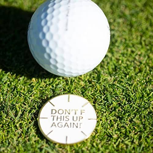 Birdie Girl Golf - Feisty Women's Golf Ball Marker Collection (set of 4) with Hat Clip