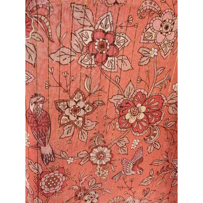 Strawberry Paris Floral Wide-Leg Pants
