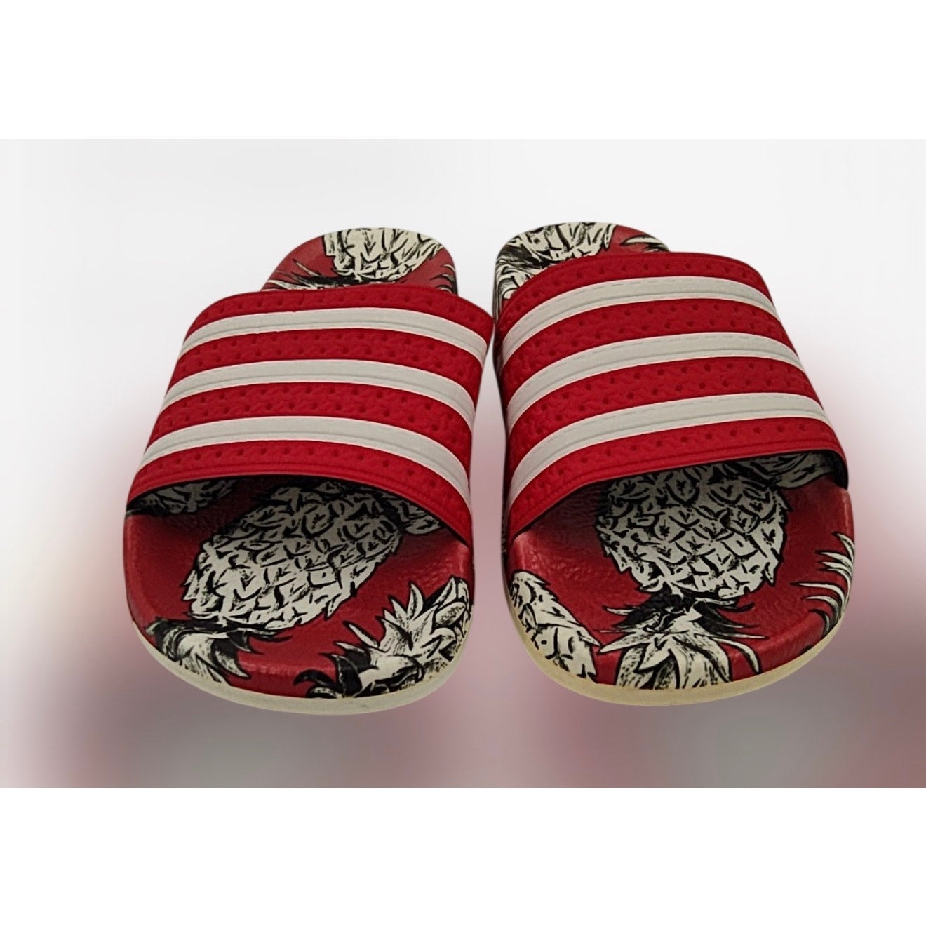 Adidas x Farm Rio Adilette Red Women’s Slides