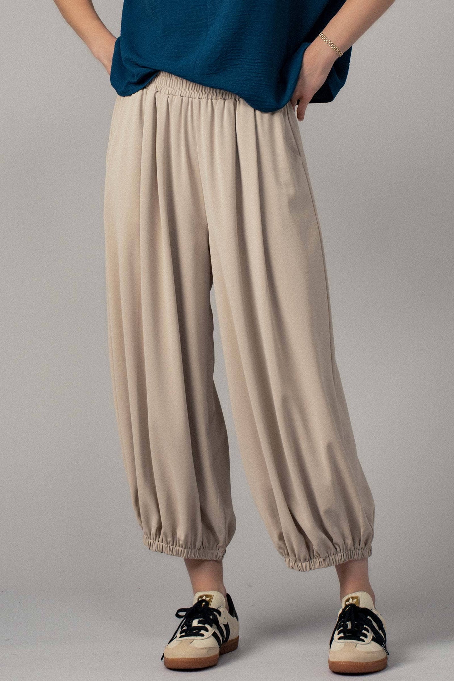 Urban Daizy Boho Relaxed Fit Elastic Cuff Pants