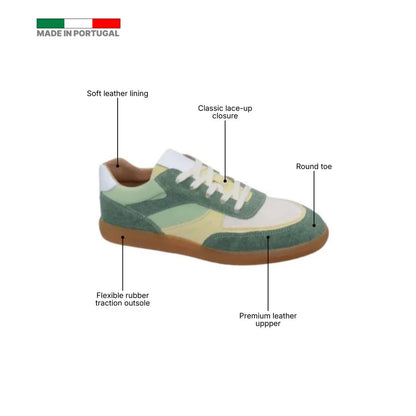 ERIC MICHAEL EMMA WOMEN'S SNEAKER in Green Multi