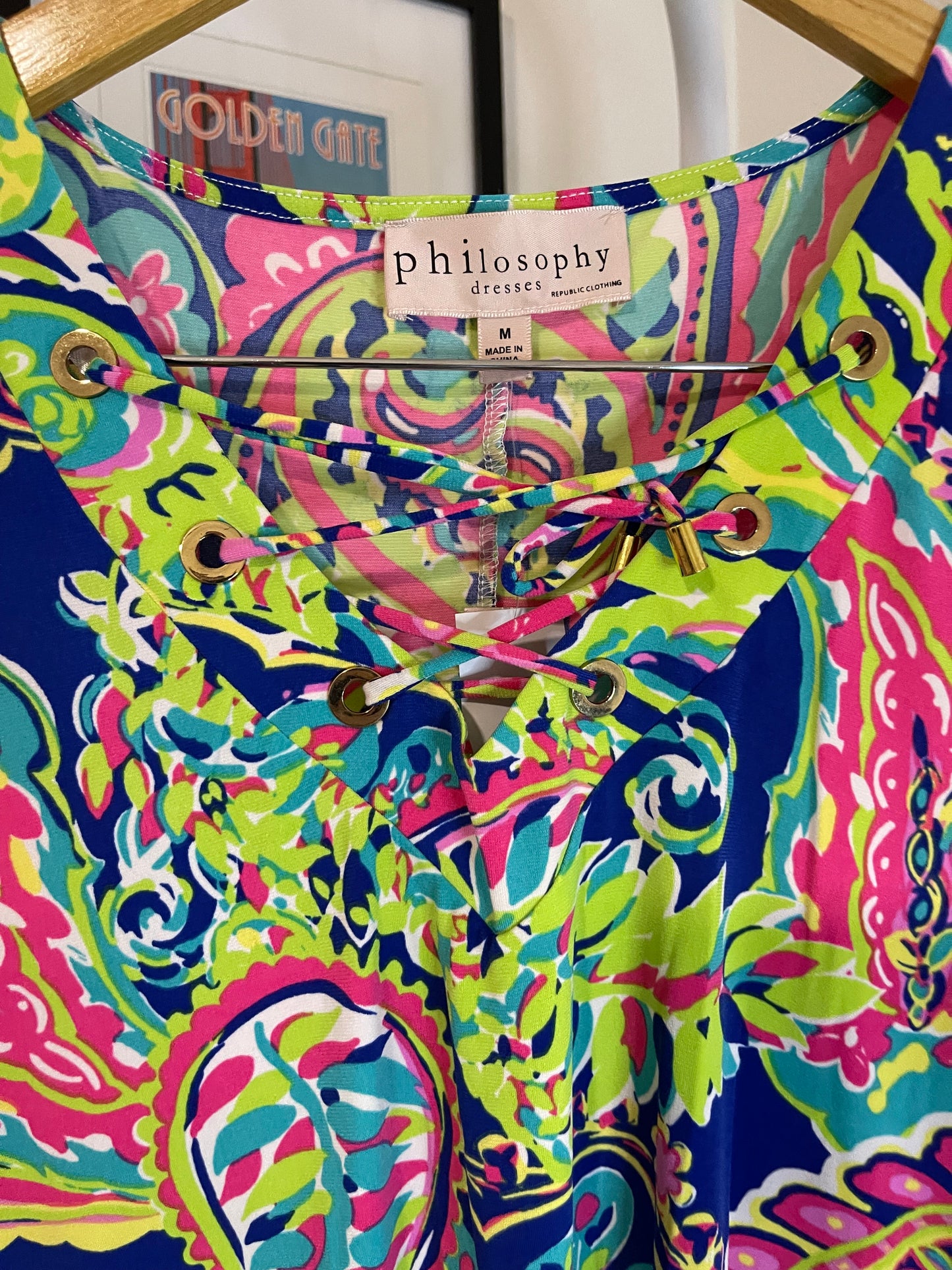 Philosophy Vibrant Paisley Dress