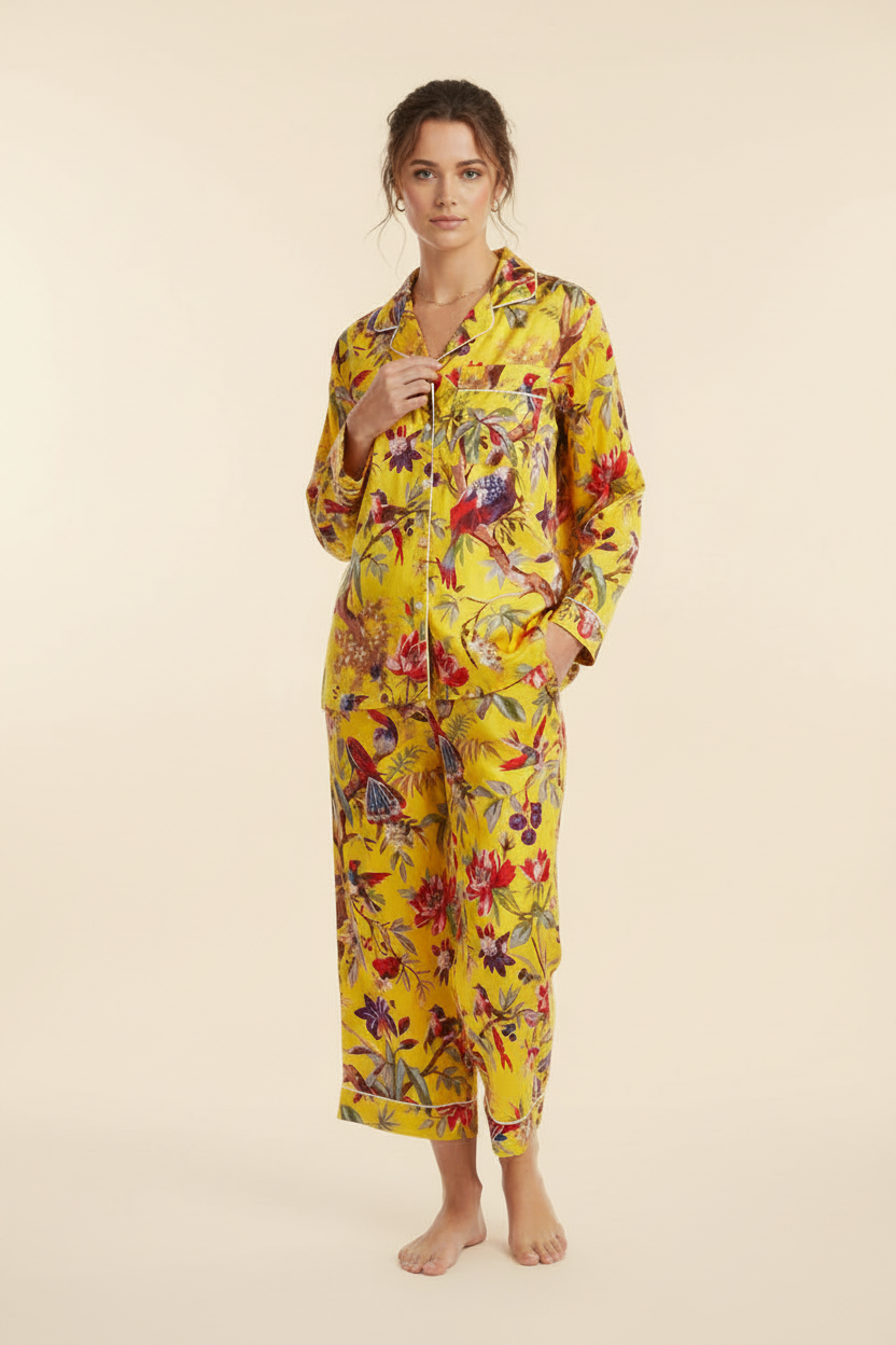 Namaste Bird Of Paradise Pajamas