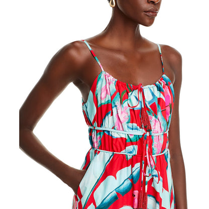Farm Rio Foliage Cropped Jumpsuit