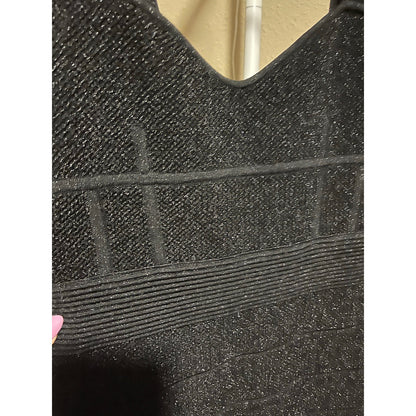 HERVÉ LÉGER Textured Lurex Sweetheart Gown