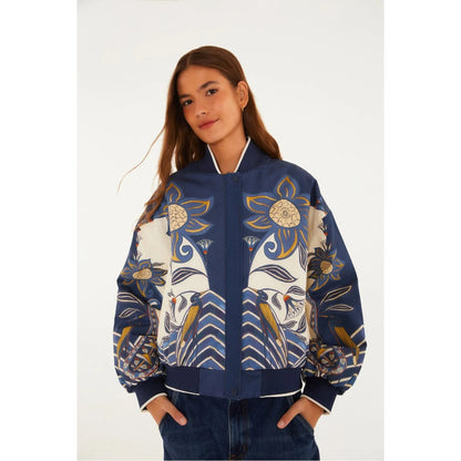 Farm Rio Riviera Reversible Scarf Jacket