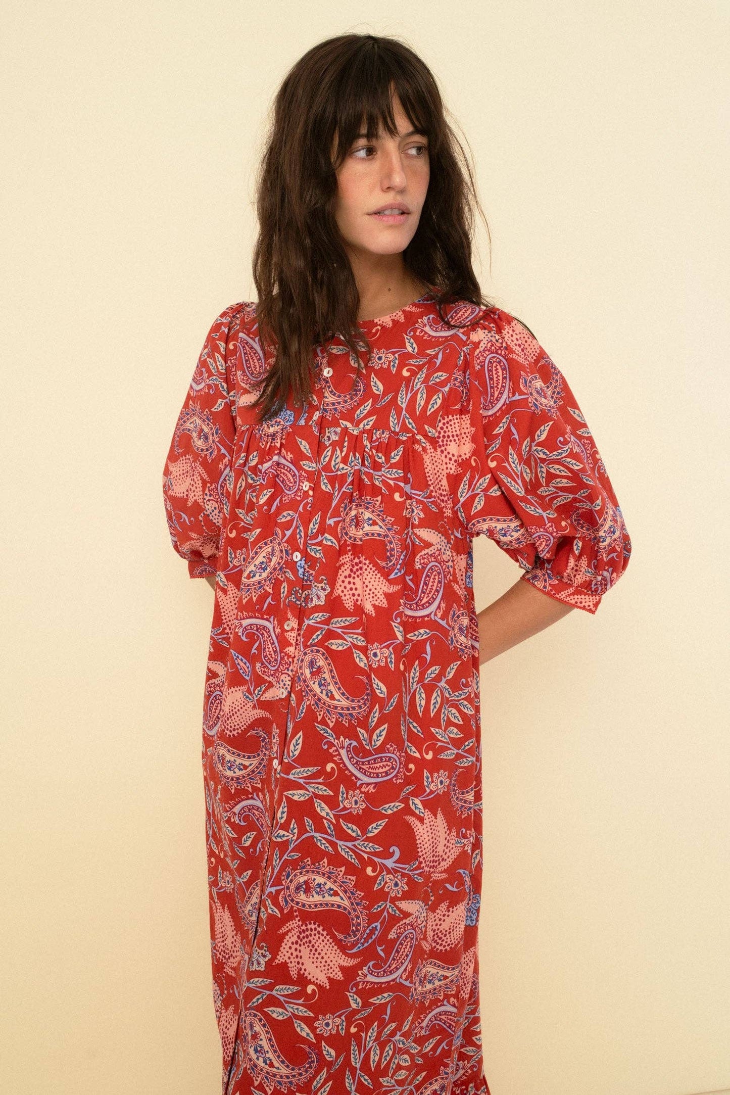 Sofia Dress in Terracotta