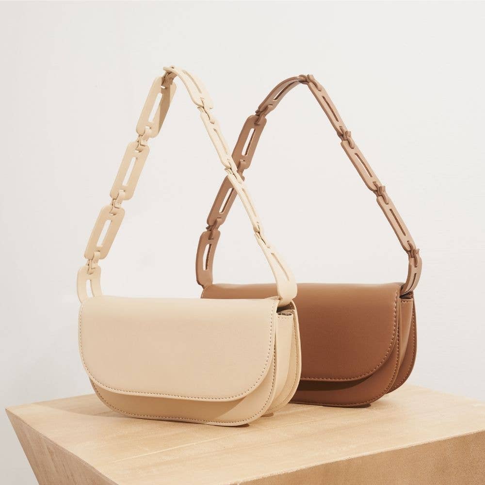 Melie Bianco - Inez Bone Recycled Vegan Shoulder Bag