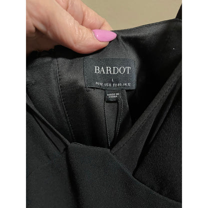 Bardot Rune Mesh Inset Midi Dress