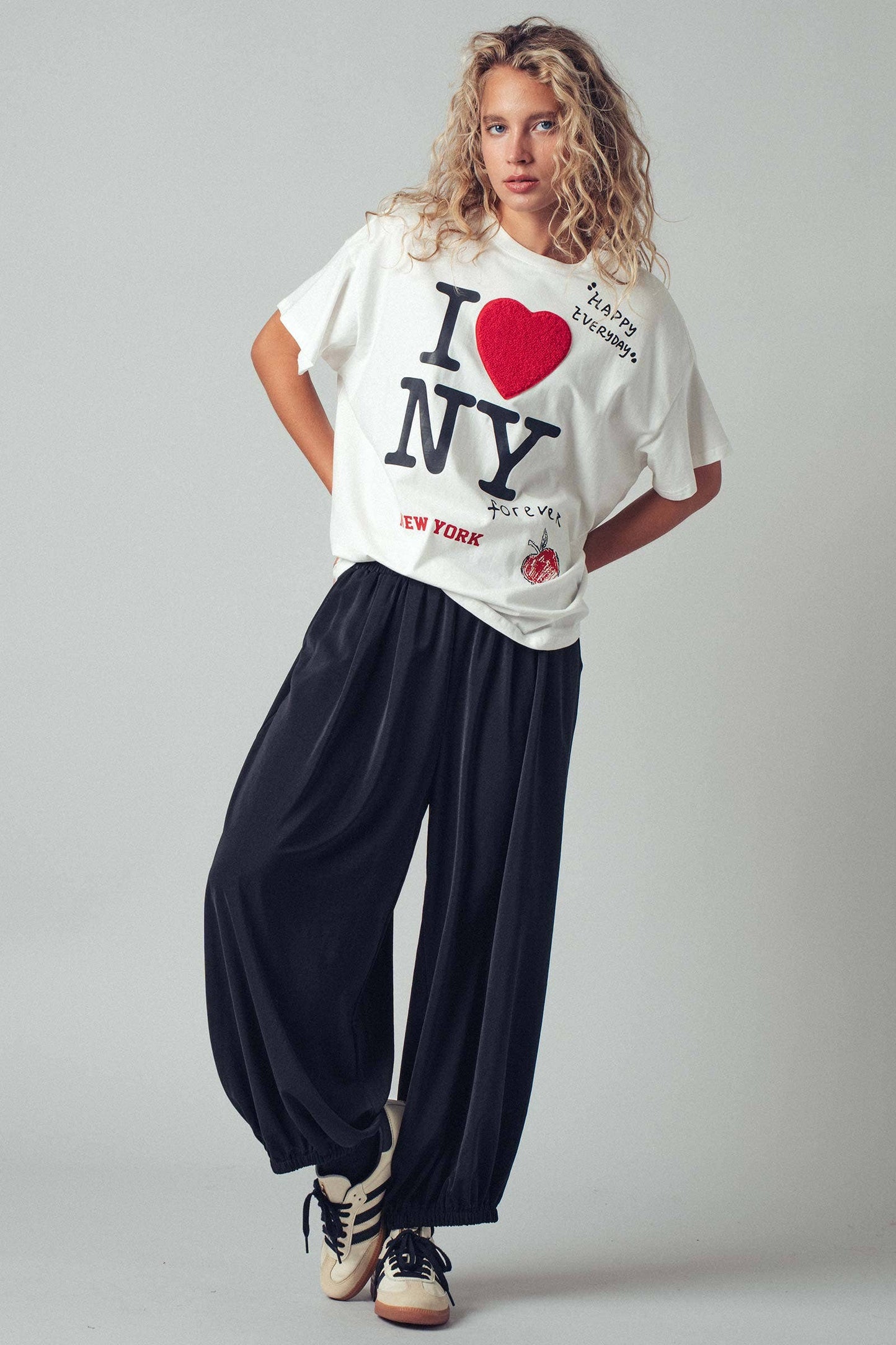 Urban Daizy Boho Relaxed Fit Elastic Cuff Pants