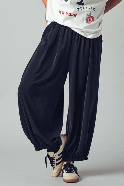 Urban Daizy Boho Relaxed Fit Elastic Cuff Pants
