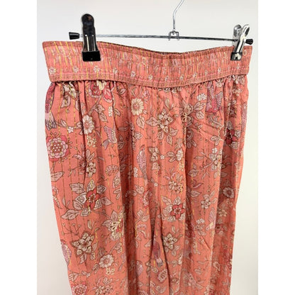 Strawberry Paris Floral Wide-Leg Pants