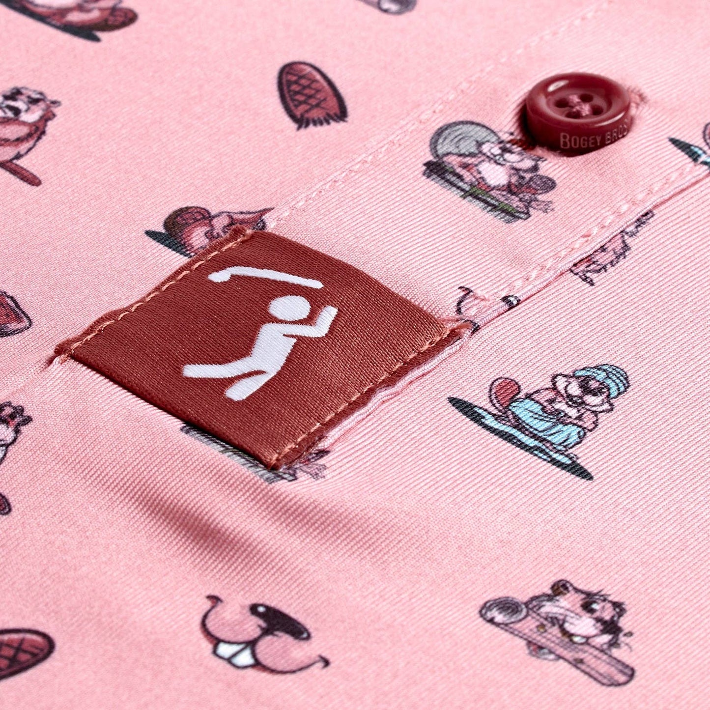 Bogey Bros Golf Co - Dam Beavers - Polo