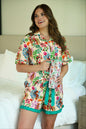 Jess Lea Jungle Oasis Ruffle Pajama Set