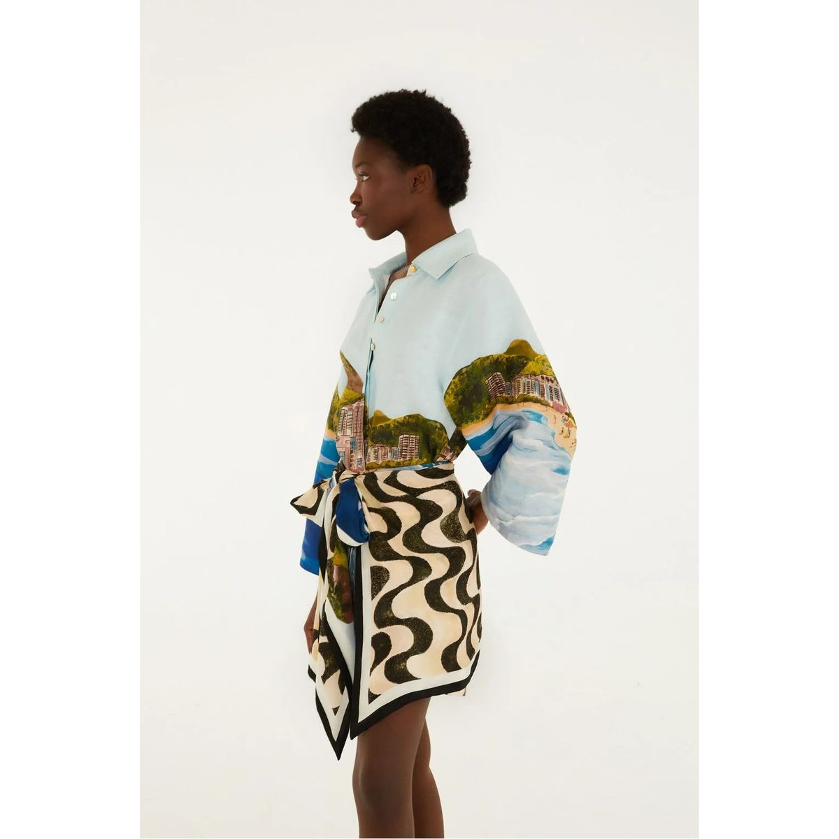 Farm Rio Copacabana Printed Kimono Dress