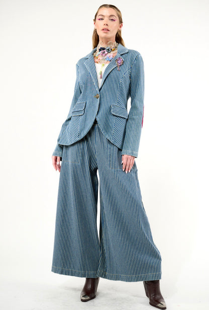 Aratta Alaina Stripped Denim Pants