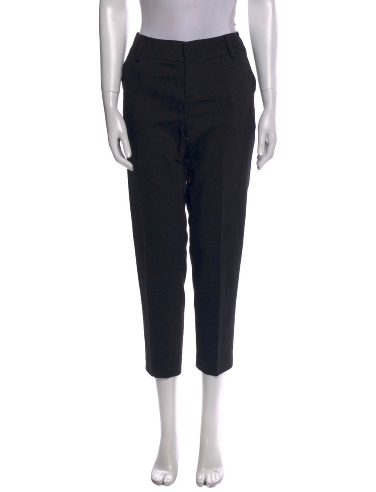 Alice + Olivia Black Straight Leg Pants