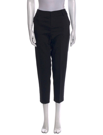 Alice + Olivia Black Straight Leg Pants