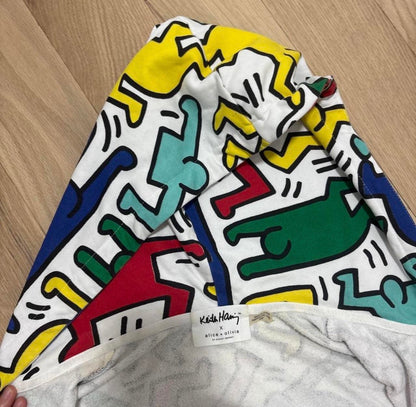 Alice + Olivia x Keith Haring Cropped Hoodie
