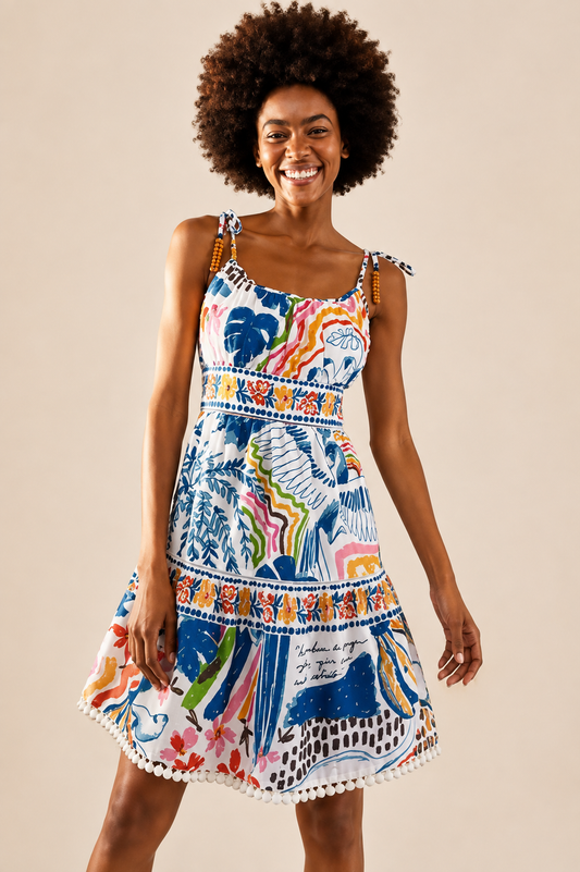 Farm Rio Wild Brazil Mini Dress