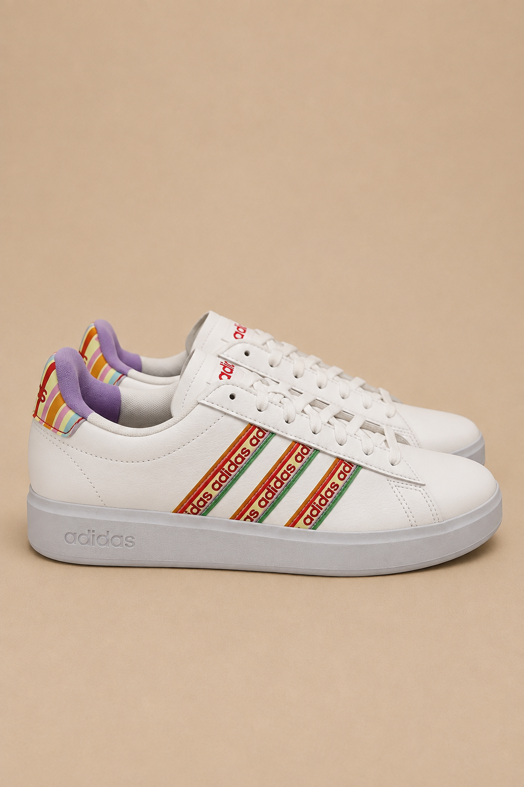 Farm Rio x Adidas Grand Court 2 White Women’s Sneaker, Size 8.5