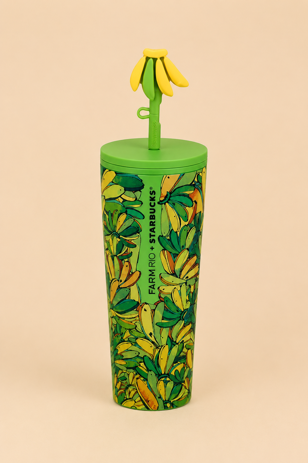 Starbucks + Farm Rio Board Banana 24oz Cold Cup