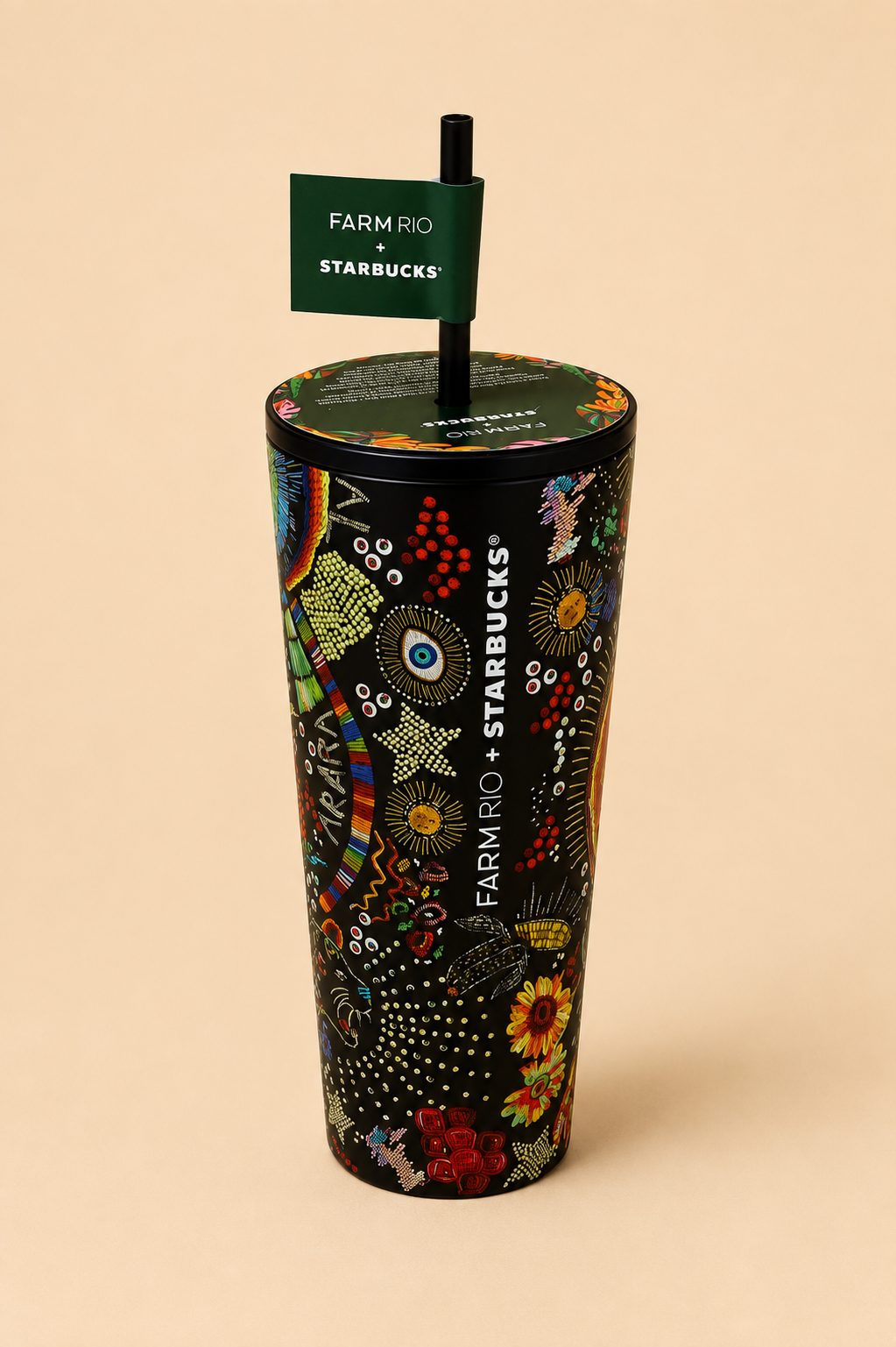 Starbucks + Farm Rio Borogodo 24oz Stainless Cold Cup