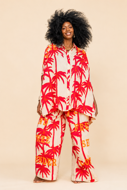 Gold & Silver Paris Lost in Paradise Oversized Pants