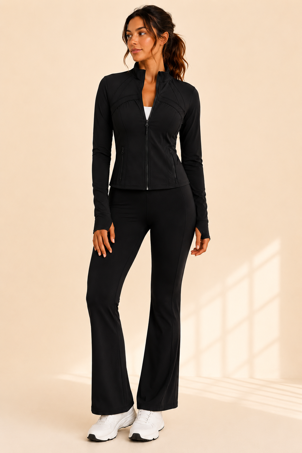 Black Yoga Activewear Set