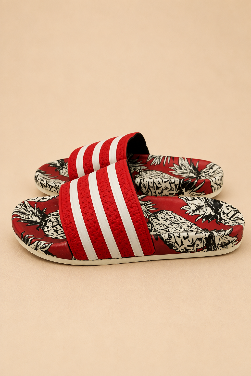 Adidas x Farm Rio Adilette Red Women’s Slides