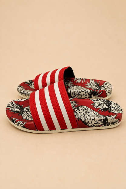 Adidas x Farm Rio Adilette Red Women’s Slides
