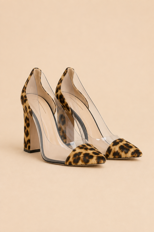 Aquazzura Optic 105 Pumps In Animal Print Ponyhair - Size 39