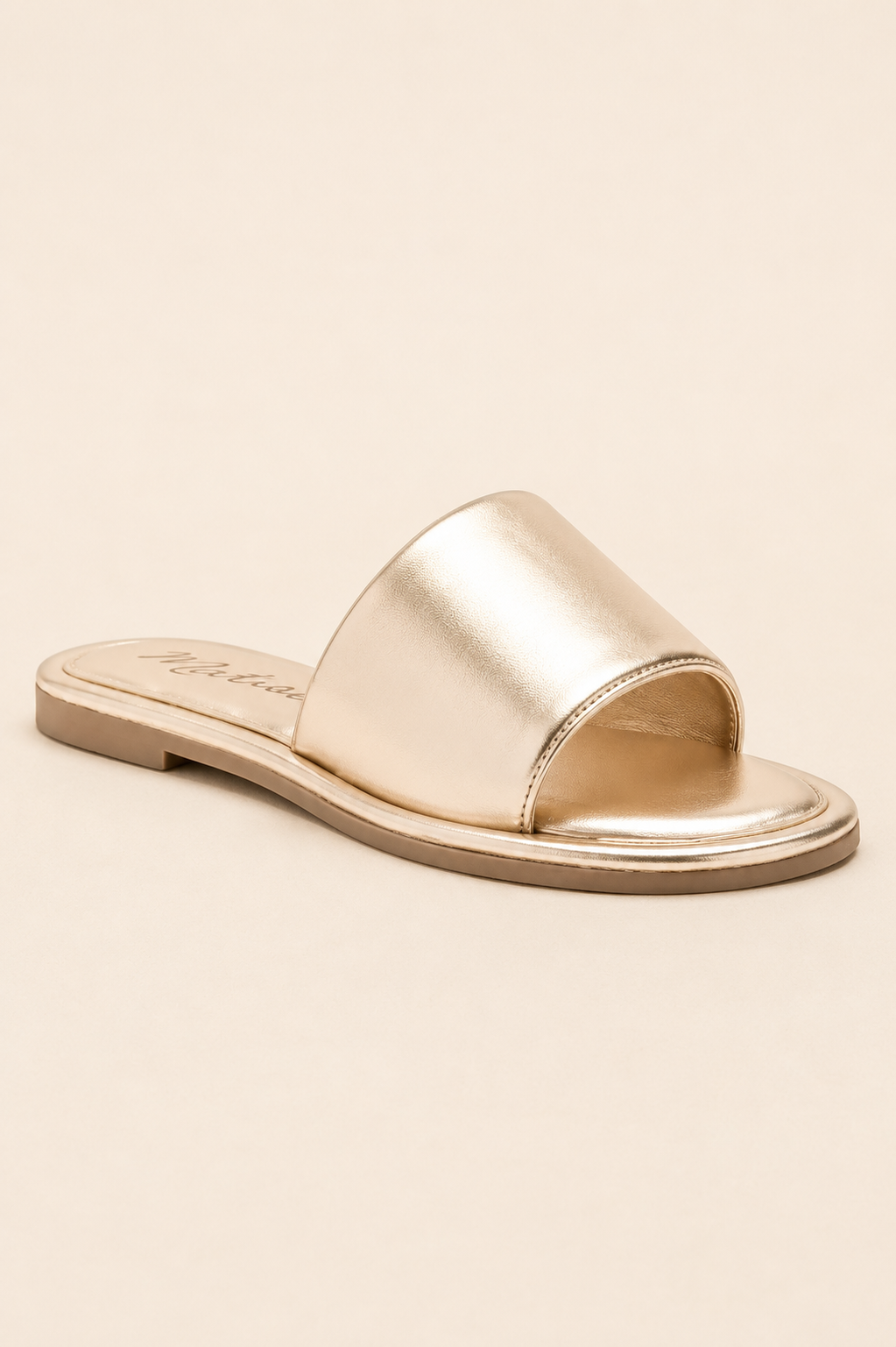 Coconut by Matisse Moonlight Slide Sandal in Gold