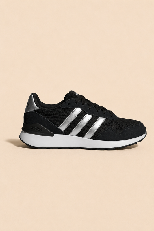 Adidas Black/Silver Women’s RUN 60s 4.0 Trainers