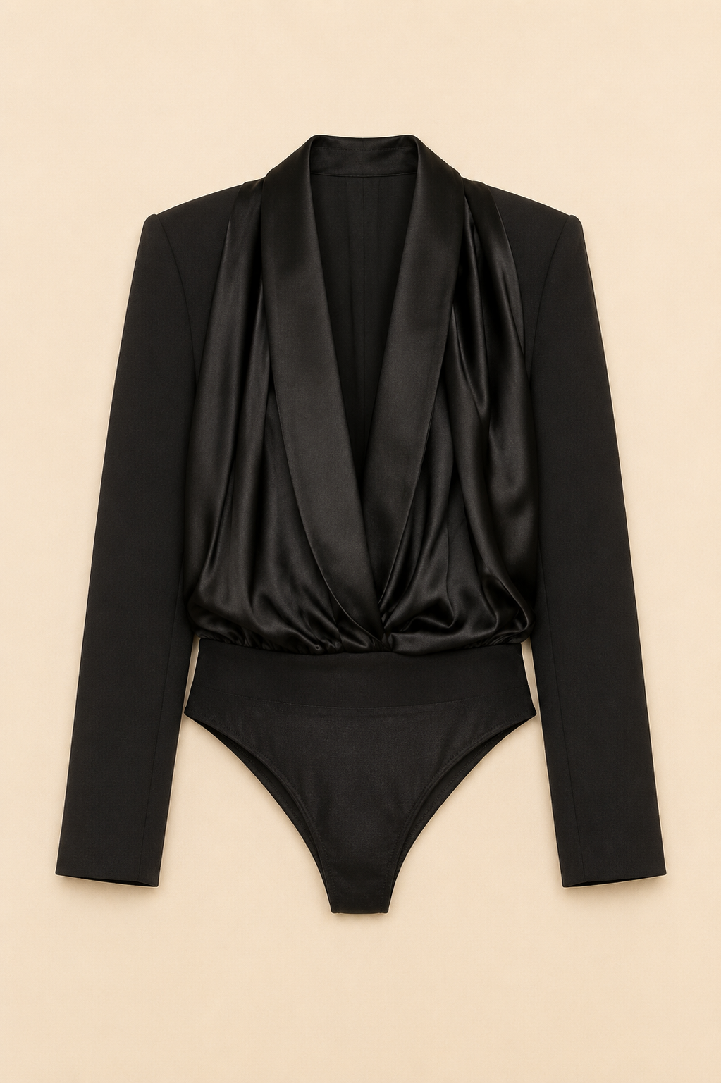 Alexander Wang Tuxedo Hybrid Bodysuit