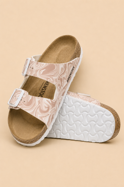 Birkenstock Arizona Birko-Flor - New Beige