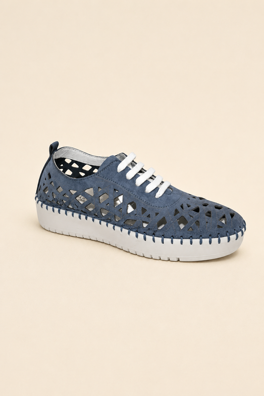 ERIC MICHAEL DOLORES WOMEN'S SNEAKER in Denim