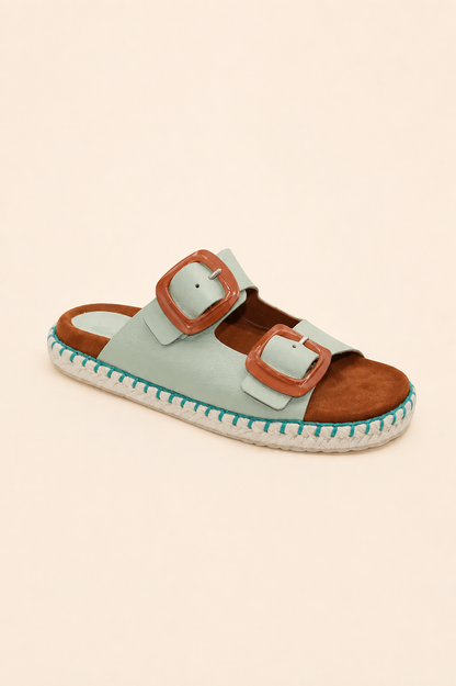ERIC MICHAEL EVELYN WOMEN'S SANDAL in Mint