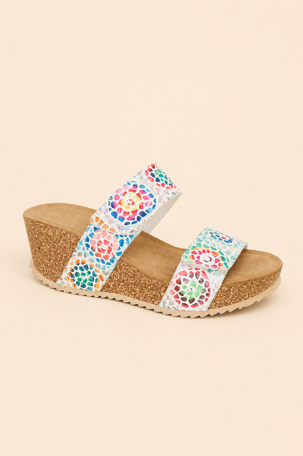 ERIC MICHAEL LILY WOMEN'S SANDAL in White Mosaic