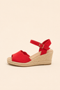 ERIC MICHAEL LUPA WOMEN’S ESPADRILLE in Red