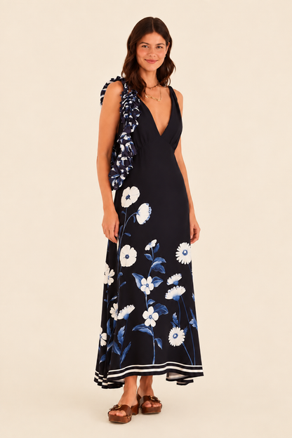 Farm Rio Cyana Printed Dress