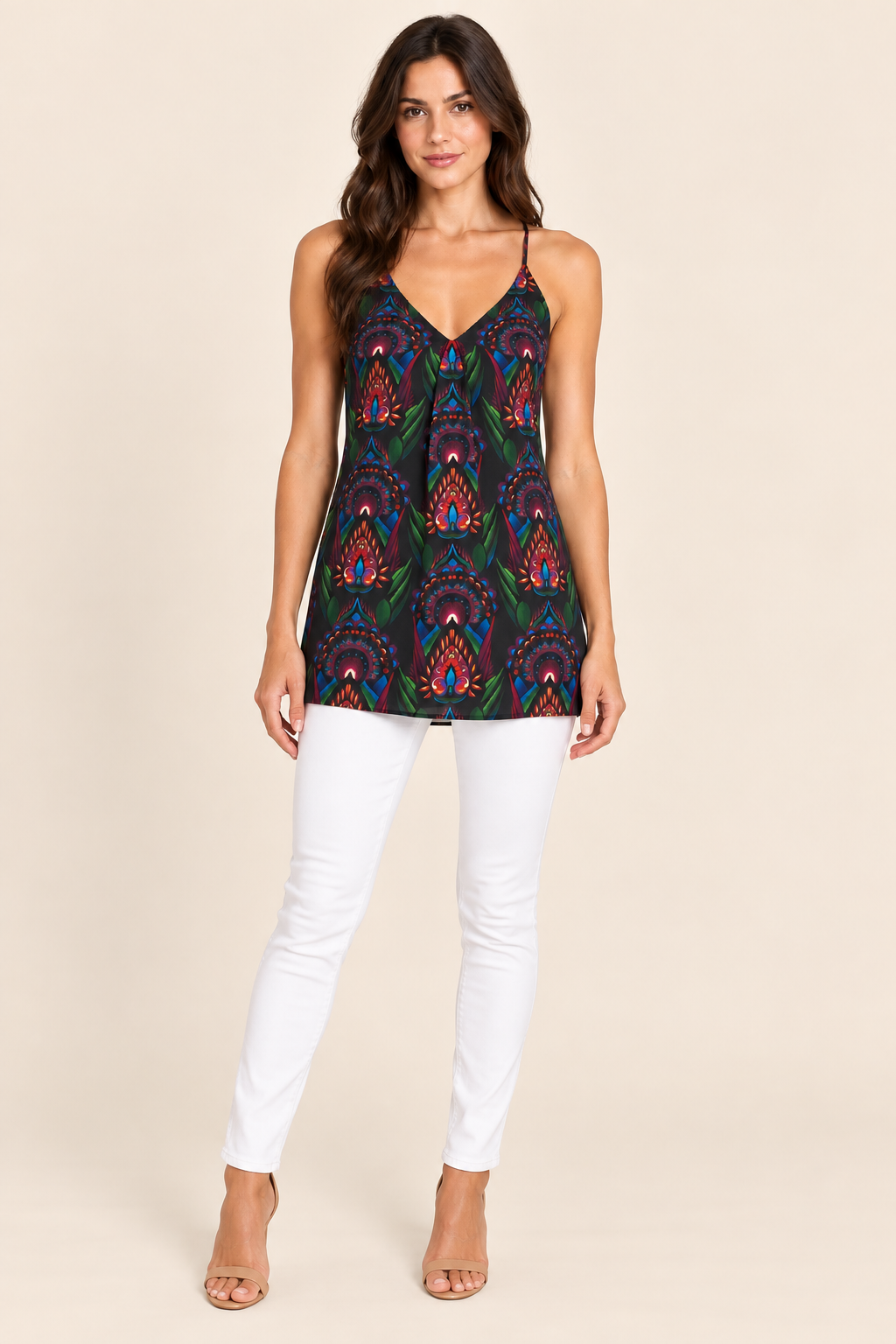 Alice + Olivia Silk Printed Tunic