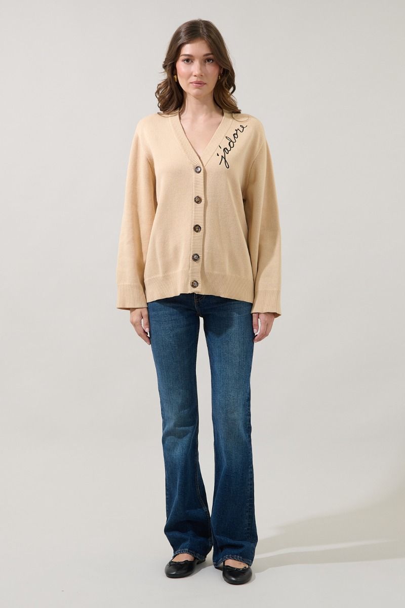 Sugarlips J'adore Button Front Cardigan