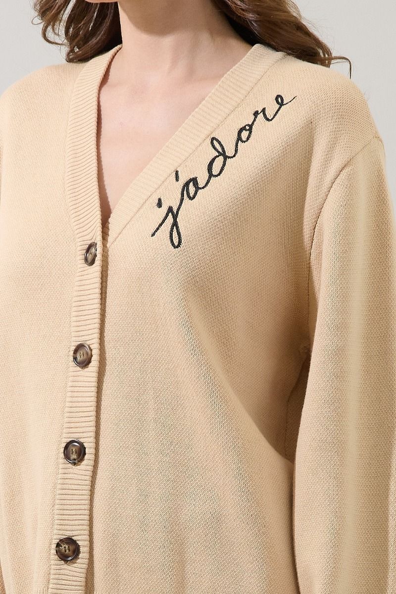 Sugarlips J'adore Button Front Cardigan