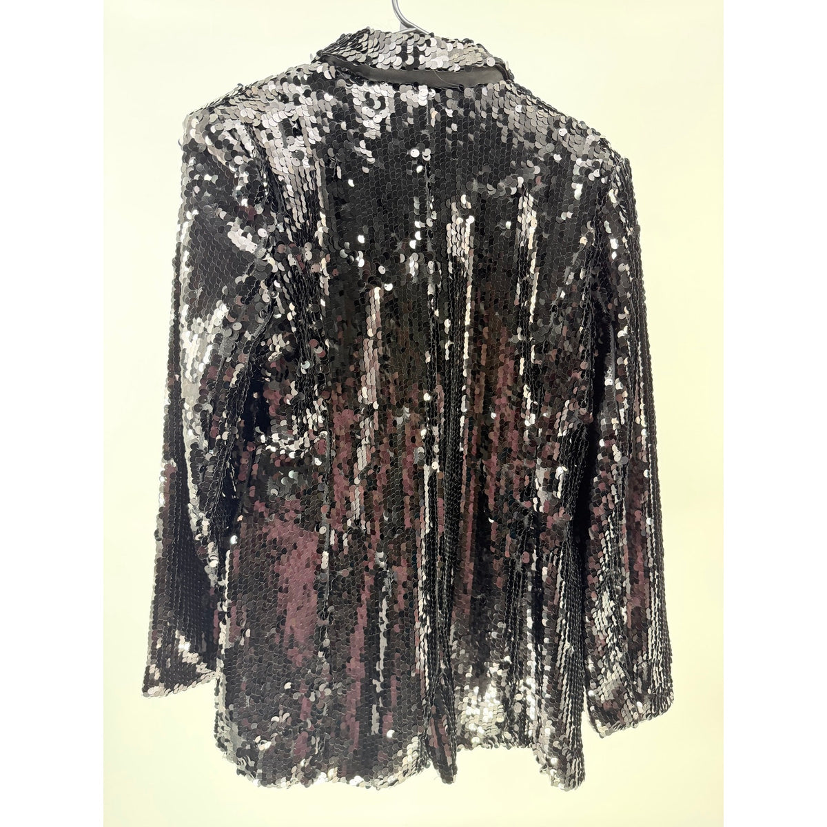 Azalea Wang Dubai Black Sequin Blazer