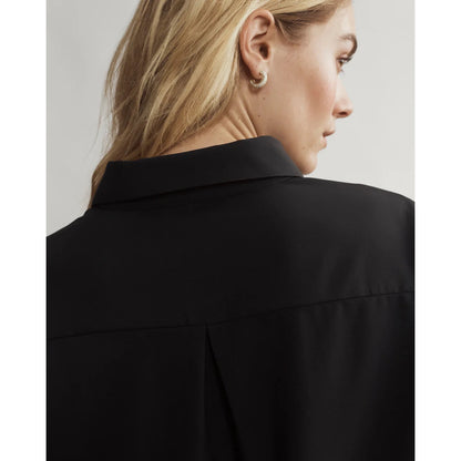 Rhone Black Mirage Button Up