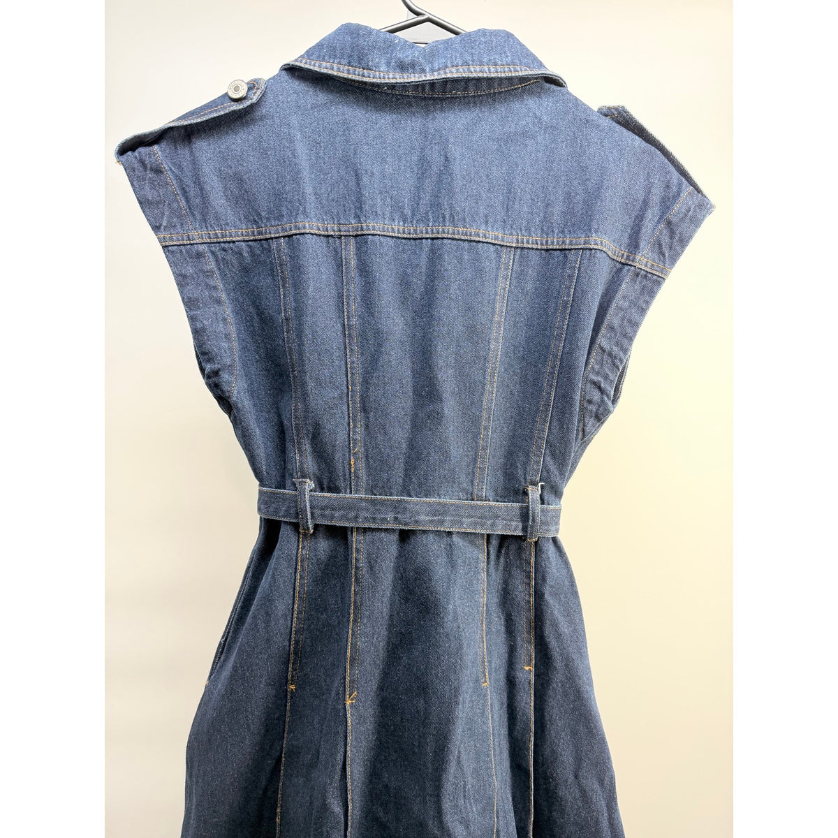 Kelsis Denim Midi Dress In Blue