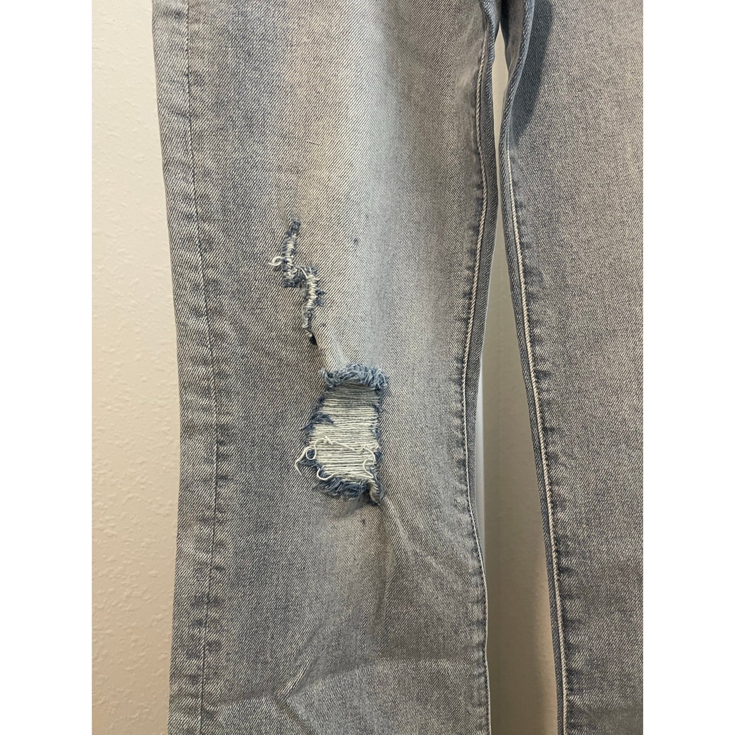 LNDN Light Wash Distressed Denim