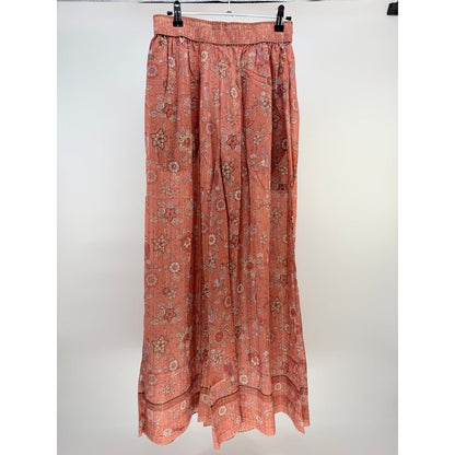 Strawberry Paris Floral Wide-Leg Pants